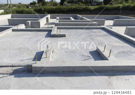 住宅基礎工事イメージ 住宅基礎工事イメージ 129416481