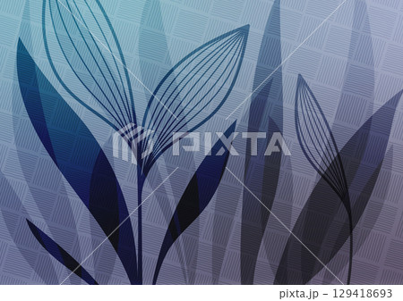 Curve natural seamless soft blue garden Curve natural seamless soft blue garden 129418693