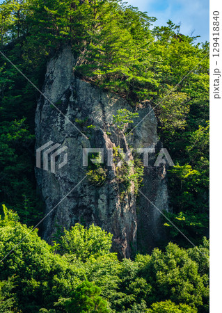 新緑の立羽田の景【大分県中津市裏耶馬渓】 129418840