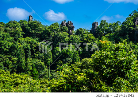 新緑の立羽田の景【大分県中津市裏耶馬渓】 129418842