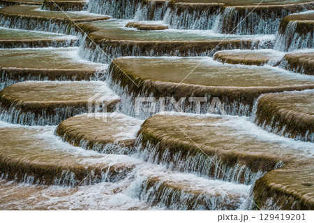Terraced Waterfalls of Blue Moon Valley, Jade Dragon Snow Mountain, Lijiang 129419201