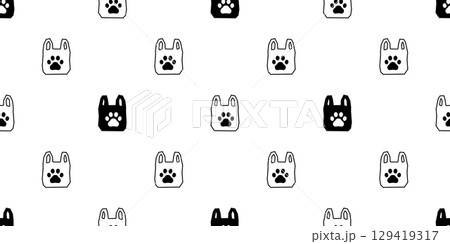 dog paw seamless pattern cat footprint plastic bag shopping pet vector puppy kitten cartoon doodle wallpaper tile background gift wrapping paper repeat scarf isolated illustration design dog paw seamless pattern cat footprint plastic bag shopping pet vector puppy kitten cartoon doodle wallpaper tile background gift wrapping paper repeat scarf isolated illustration design 129419317