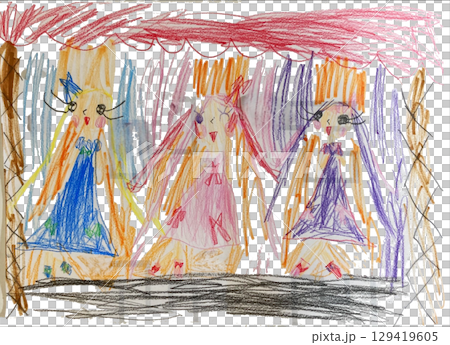 幼稚園小朋友畫的偶像演唱會 129419605