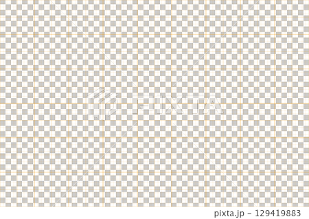 Orange graph paper background (transparent background, 4:3 ratio) Simple and easy-to-use design 129419883
