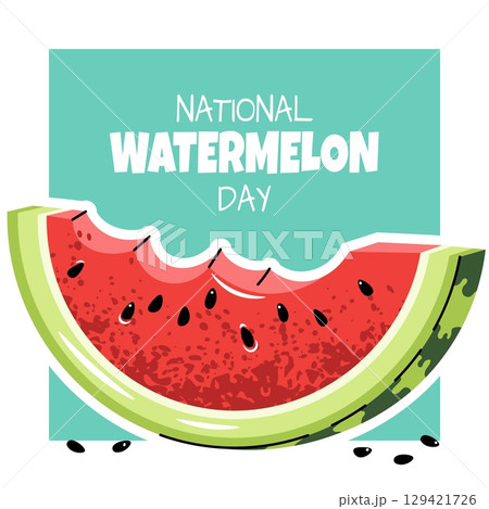 Square Watermelon Day Banner Template. Summer fruit background. Greeting cards, Invitations, Menu Templates for Fruit-Themed Events. Perfect for Summer Parties, Farmers Markets, Cultural Festivals. Square Watermelon Day Banner Template. Summer fruit background. Greeting cards, Invitations, Menu Templates for Fruit-Themed Events. Perfect for Summer Parties, Farmers Markets, Cultural Festivals. 129421726