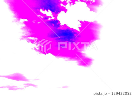 Beautiful patterns of clouds on the background of the sky. Changed color scheme. Beautiful patterns of clouds on the background of the sky. Changed color scheme. 129422052