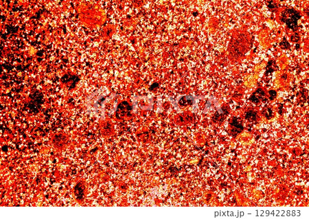 Rough uneven gray concrete surface with decorative drips.  129422883