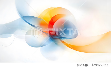 Bold geometric shapes in a modern abstract pattern, featuring circles, squares, and triangles. Ideal for digital design and creative projects. 129422967