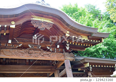 鳩ケ谷氷川神社の社殿【埼玉県川口市】 129423160