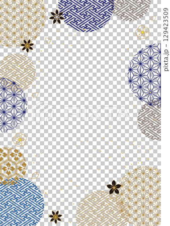 日本圖案背景 129423509