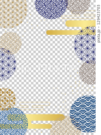 日本圖案背景 129423703