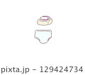 おむつとおしりふき 129424734