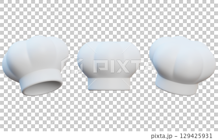 Cartoon Style Chief Hat 3D graphic 129425931