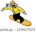 スノーボード_女_カラー 129427025