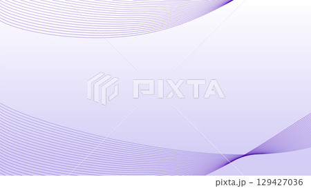 パープルのグラデーションの波形イメージ 曲線 背景素材 パープルのグラデーションの波形イメージ 曲線 背景素材 129427036