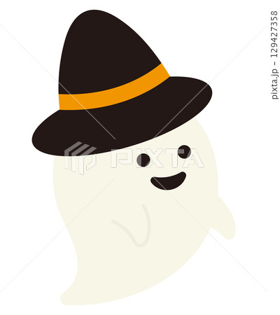 かわいいハロウィンの幽霊 129427358