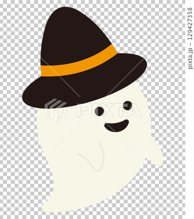 かわいいハロウィンの幽霊 129427358