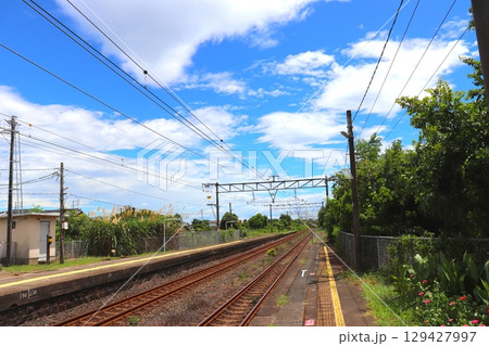 南荒尾駅　熊本県　ラムサール条約湿地荒尾干潟駅　荒尾市　JR九州　鹿児島本線 129427997