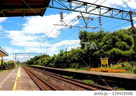 南荒尾駅　熊本県　ラムサール条約湿地荒尾干潟駅　荒尾市　JR九州　鹿児島本線 129428006