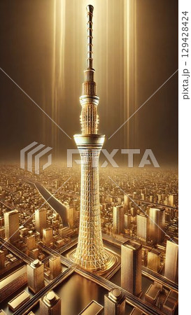 黄金の天空塔 129428424