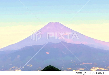 かつらぎ山山頂よりの富士山 かつらぎ山山頂よりの富士山 129430712