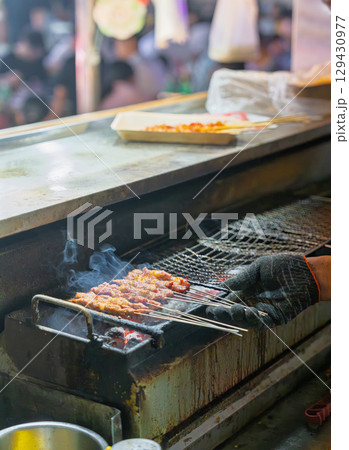 あぶる 網焼 焼く 129430977