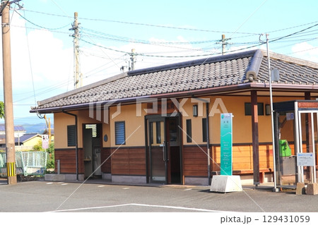 光岡駅　久大本線　JR九州　大分県　日田市　日田彦山線BRT　BRTひこぼしライン　電車　バス 129431059