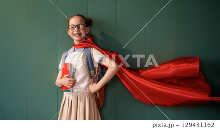 A superhero student A superhero student 129431162