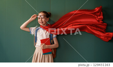 A superhero student 129431163