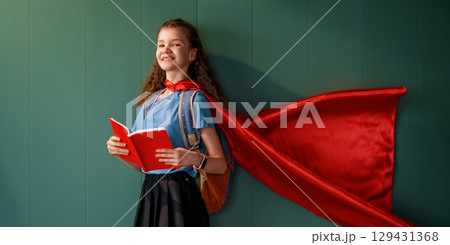 A superhero student A superhero student 129431368