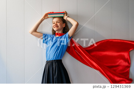 A superhero student 129431369