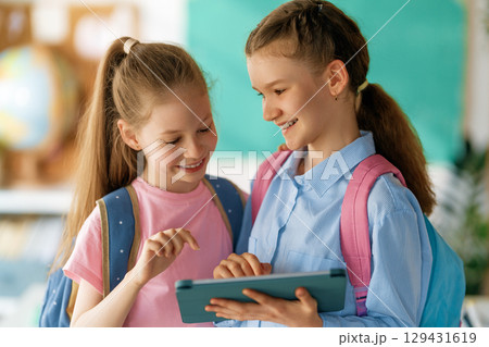 Children are learning in the class Children are learning in the class 129431619