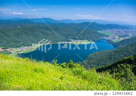 小熊山パラグライダー場からの風景 小熊山パラグライダー場からの風景 129431662