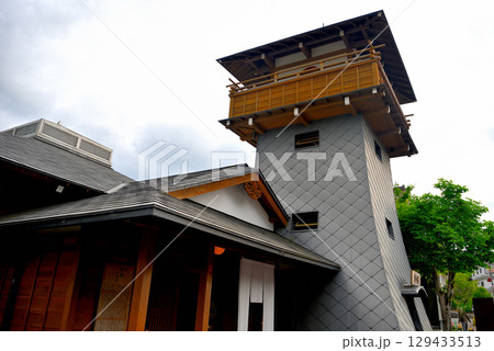 中部地方・伊豆修善寺温泉・修善寺のランドマーク、日帰り温泉の筥湯(はこゆ)・静岡県伊豆市修善寺(2) 129433513