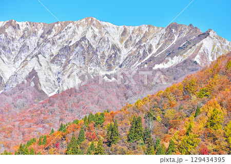 鍵掛峠から望む秋の大山 129434395