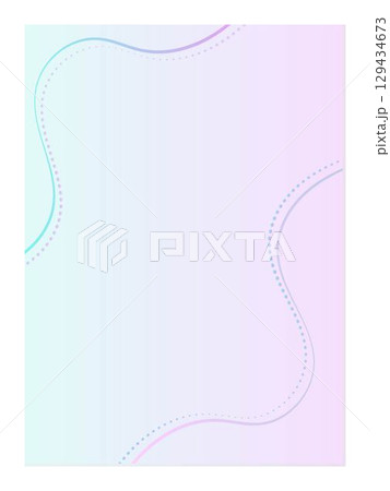 Gradient holographic background with wavy lines, vector template for banners, posters, product cards for marketplaces, rectangular form, vertical orientation 129434673