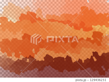 Pumpkin-colored gradient background 129436231