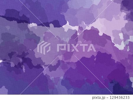 紫色の模様が入った背景・不気味な模様 129436233