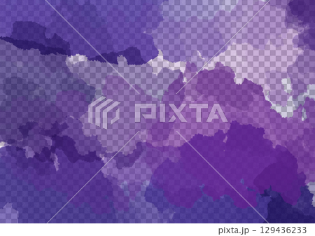 紫色の模様が入った背景・不気味な模様 129436233