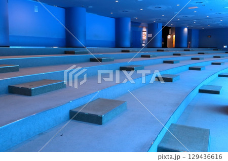 水中観覧席(名古屋港水族館 愛知県 名古屋市) 水中観覧席(名古屋港水族館 愛知県 名古屋市) 129436616