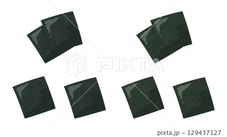 海苔のイラスト素材セット 129437127