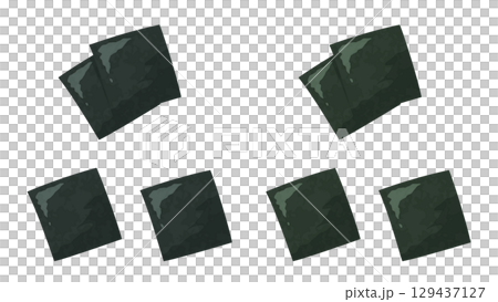 海苔のイラスト素材セット 129437127