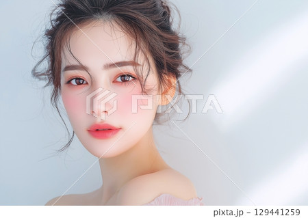 美肌女性・スキンケア「AI生成画像」 美肌女性・スキンケア「AI生成画像」 129441259