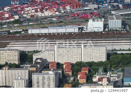 空から見た大井車両基地 空から見た大井車両基地 129441497