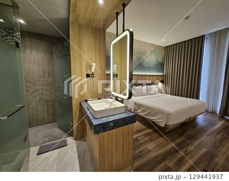 this is bedroom interior this is bedroom interior 129441937