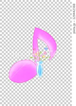 花瓶裡的花與音符 花瓶裡的花與音符 129442388