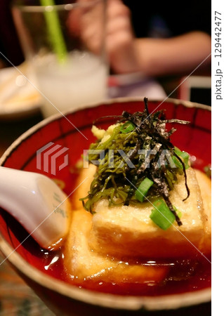 おいしい揚げ出し豆腐 129442477