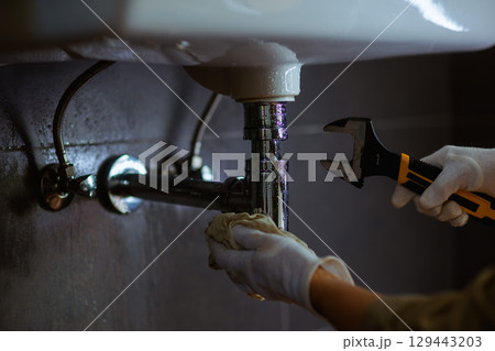 DIY Plumbing Repair 129443203