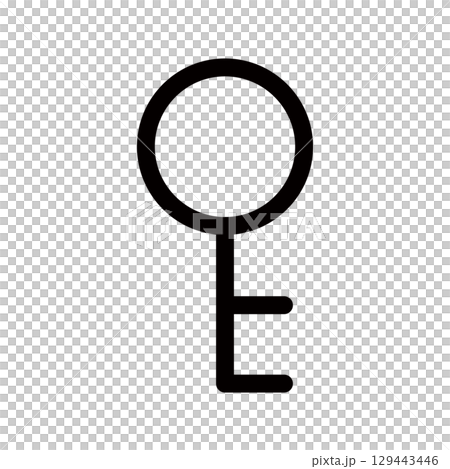 Simple key symbol Simple key symbol 129443446