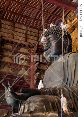 奈良東大寺大仏殿お身拭い 129444115